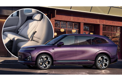 The Xpeng G9L revealed interior with the widest second-row space